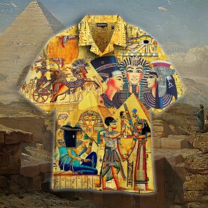 Life Of Egyptian Pyramids Hawaiian Shirt | For Men &amp; Women | Adult |- For men and women - Fanshubus