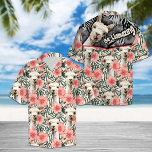 Llama Pink Amazing Design Hawaiian Shirt For Men Women- For men and women - Fanshubus