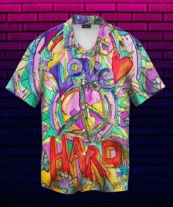 Love Hard Hawaiian Shirt For Men Women- For men and women - Fanshubus