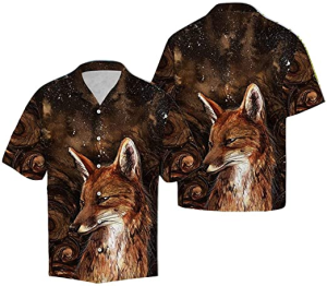 Lovely Fox Hawaiian Shirt For Men Women- For men and women - Fanshubus