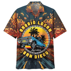 Lowriders Barrio Logan San Diego Hawaiian Shirt For Men Women- For men and women - Fanshubus