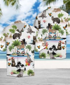 Maine Coon Vacation Hawaiian Shirt For Men Women - For men and women - Fanshubus