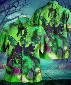 Maleficent Dragon Hawaiian Shirt- For men and women - Fanshubus