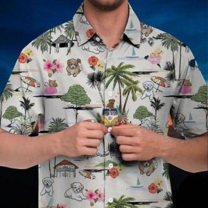 Maltipoo Hawaiian Shirt Hawaii Beach Retro - Fanshubus