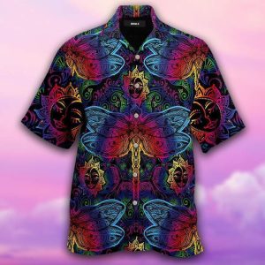 Mandala Dragonfly 3D All Over Printed Hawaiian Shirt | Unique Beach Shirt- For men and women - Fanshubus
