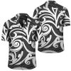 Maori Ethnic Ornament Gray Hawaiian Shirt- For men and women - Fanshubus