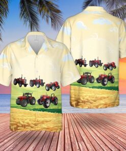 Massey Ferguson Tractor Hawaiian Shirt- For men and women - Fanshubus