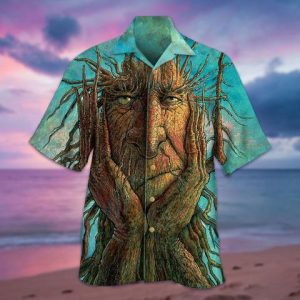 Melancholy Green Man Hawaiian Shirt | For Men &amp; Women | Adult |- For men and women - Fanshubus
