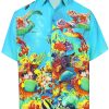 Men's Aloha Hawaiian Shirt Short Sleeve Button Down Casual Beach Party - Fanshubus