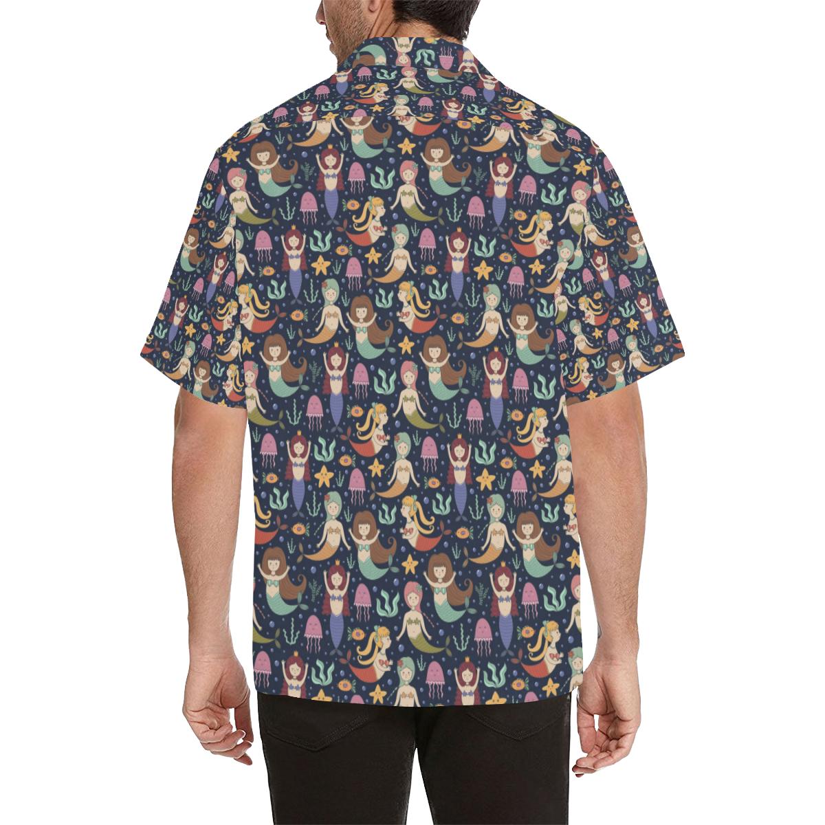 mermaid_cartoon_pattern_print_design_hawaiian_shirt_5235.jpg