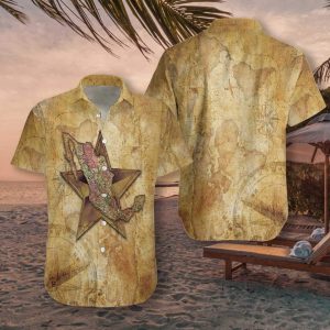 Mexico Map Vintage Hawaiian Shirt For Men Women- For men and women - Fanshubus