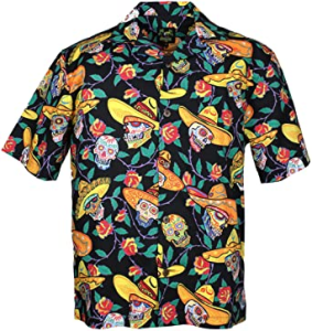 Mexico Skull Hawaiian Shirt For Men Women- For men and women - Fanshubus