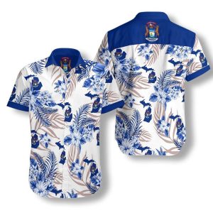 Michigan Proud Hawaiian Shirt