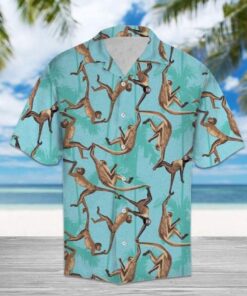 Monkey Hawaiian Aloha Shirt- For men and women - Fanshubus