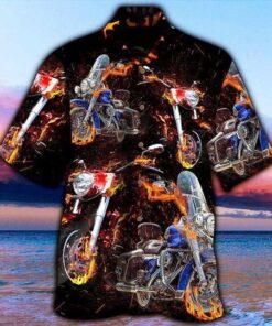 Motorcycle hawaiian shirt motorcycle 52 - For Men and Women - Fanshubus