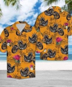 Motorcycle hawaiian shirt motorcycle 60 - For Men and Women - Fanshubus