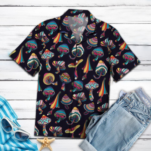 Mushroom Hawaiian Shirt | For Men &amp; Women | Adult | Hw1118- For men and women
