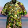 Mushroom Magic Green Hawaiian Shirt | For Men & Women | Adult |- For men and women - Fanshubus