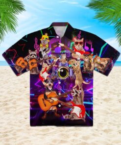 Music Animals Funny Hawaiian Shirt