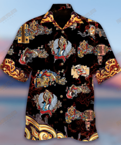 Musical Instrument Hawaiian Shirt - For Men & Women - Adult