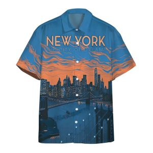 New York City The City Of Dreams Hawaiian Shirt For Men Women- For men and women - Fanshubus