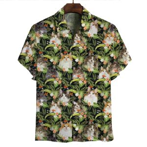 Norwegian Forest Cat - Hawaiian Shirt - For Men and Women - Fanshubus