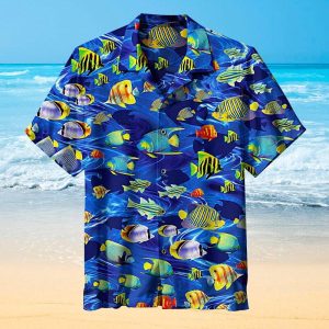 Ocean Tropical Goldfish Hawaiian Shirt | For Men &amp; Women | Adult | Hl1055- For men and women