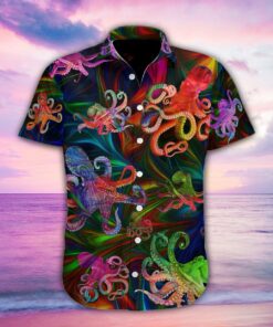 Octopus Fantasy Hawaiian Shirt .