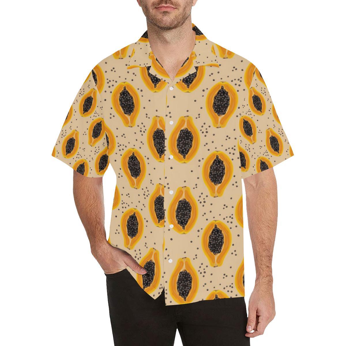 papaya_pattern_mens_all_over_print_hawaiian_shirt_5796.jpg