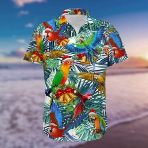 Parrot Christmas So Cute Hawaiian Shirt | For Men &amp; Women | Adult |- For men and women - Fanshubus
