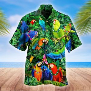PARROT HAWAIIAN SHIRT 1 - For Men and Women - Fanshubus