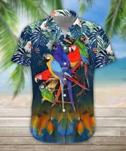 PARROTS - Hawaiian Shirt - For Men and Women - Fanshubus