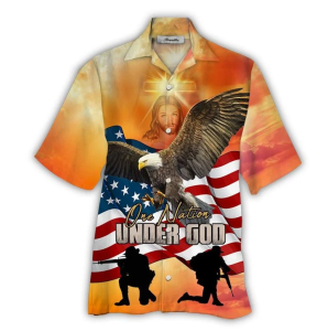 Patriotic Hawaiian Shirt - For Men & Women - Adult