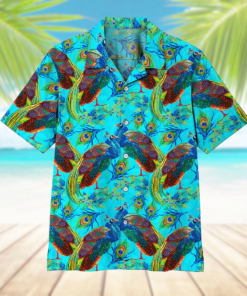 Peacock Hawaiian Shirt For Men Women- For men and women - Fanshubus