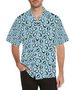 Penguin Happy Print Hawaiian Shirt