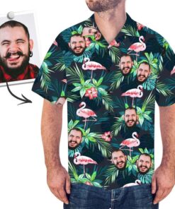 Personalised Hawaiian Shirt With Faces For Men - For men and women - Fanshubus