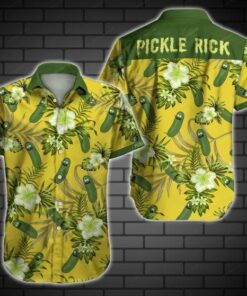 Pickle Rick Hawaiian Shirt .