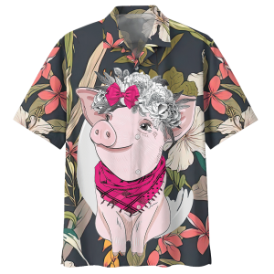 Pig Hawaiian Shirt Clothing Royal For Men Women- For men and women - Fanshubus