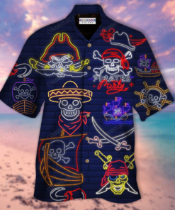 Pirates Party Hawaiian Shirt For Men Women- For men and women - Fanshubus