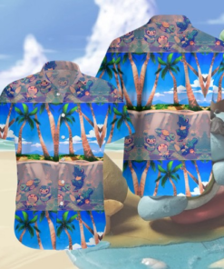 Poke Blue Hawaiian Shirt For Men Women- For men and women - Fanshubus