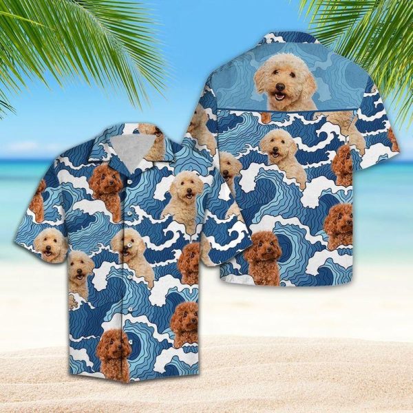 Poodle Hawaiian Shirt - For Men and Women - Fanshubus