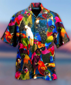 Printed Casual Leaves Men's Floral Hawaiian Shirt- For men and women - Fanshubus