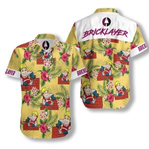 Proud Bricklayer  Hawaiian Shirt- For men and women - Fanshubus