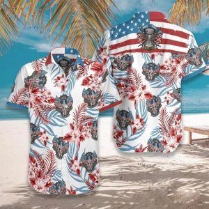 Proud Veterans American Military Hawaiian Shirt- For men and women - Fanshubus