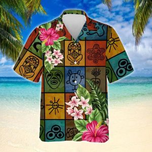 Puerto Rican Taino Hawaiian Shirt THB2905HW - For Men and Women Fanshubus