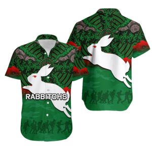 Rabbitohs Hawaiian Shirt Aboriginal Anzac Day Th4 - Fanshubus