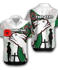 Rabbitohs Hawaiian Shirt Indigenous Anzac Day Th12 - Fanshubus