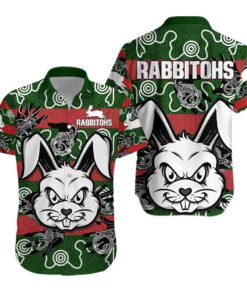 Rabbitohs Indigenous Hawaiian Shirt Animals Aboriginal Th5- For men and women - Fanshubus