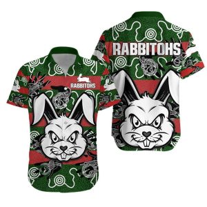Rabbitohs Indigenous Hawaiian Shirt Animals Aboriginal Th5- For men and women - Fanshubus
