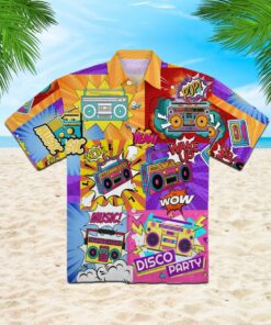 Radio Music Pop Art Hawaiian Shirt